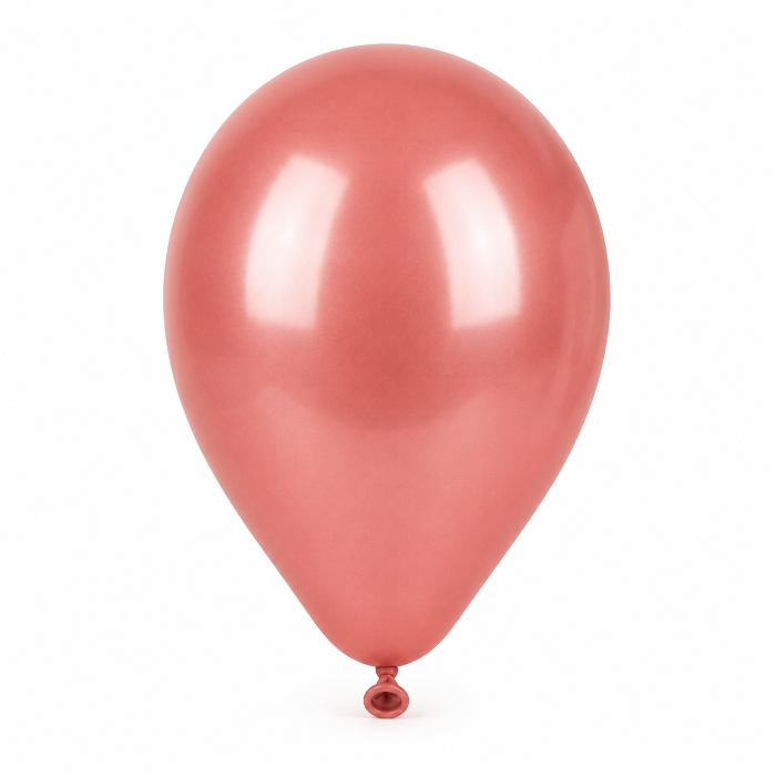 Ballonnen Metallic - Rose Goud - 30cm - 10 stuks