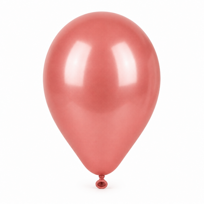 Ballonnen Metallic - Rose Goud - 30cm - 10 stuks