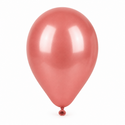 Ballonnen Metallic - Rose Goud - 30cm - 10 stuks