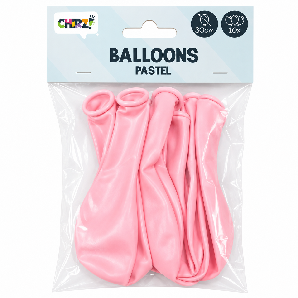 Ballonnen Pastel - Macaron Roze - 30cm 
- 10 stuks