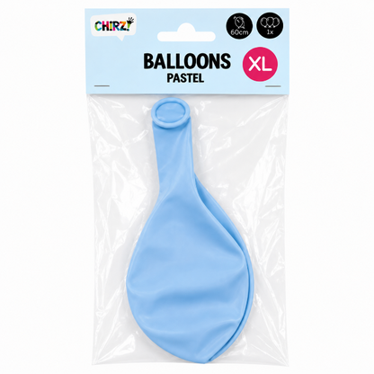 Ballonnen Pastel - Macaron Blauw - 60cm - 1 stuk