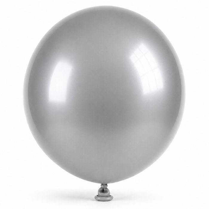 Ballonnen Chrome - Zilver - 60cm - 1 stuk