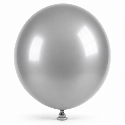 Ballonnen Chrome - Zilver - 60cm - 1 stuk