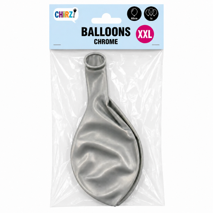 ballonnen-chrome-zilver-60cm-1-stuk