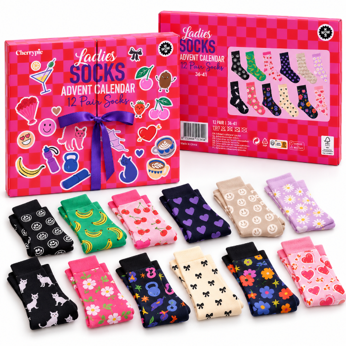 sokken-adventkalender-dames-12-paar