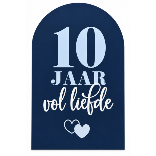 welkomstbord-10-jaar-vol-liefde