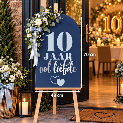 welkomstbord-10-jaar-vol-liefde