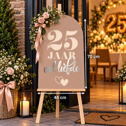 welkomstbord-25-jaar-vol-liefde