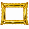 Folieballon frame goud