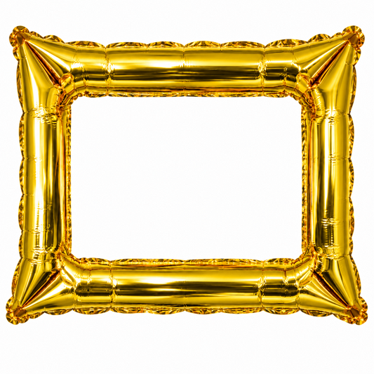 Folieballon frame goud