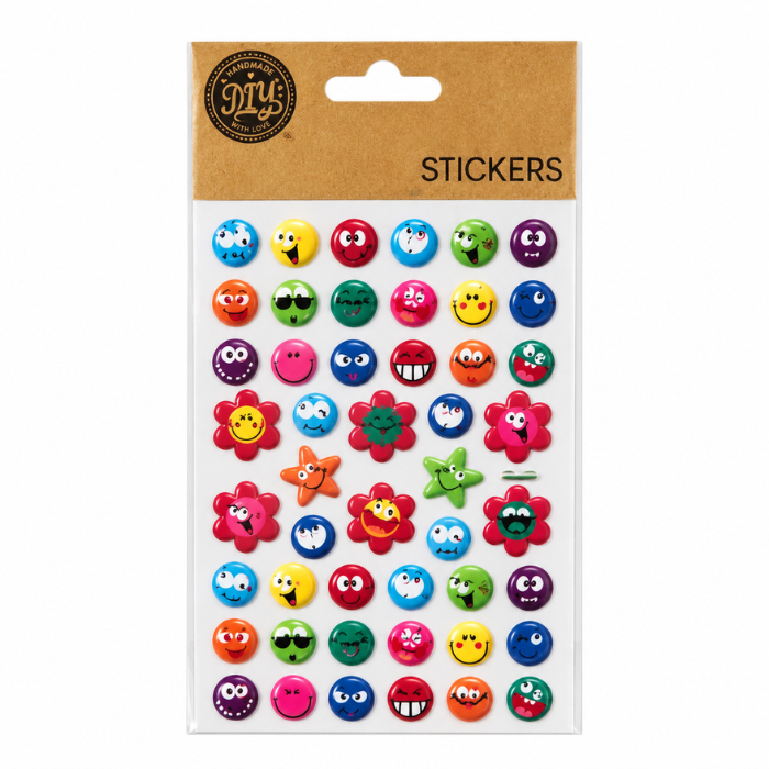 Puffy Stickers - Smiley 1 kopen? | SoLow