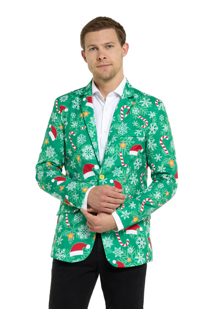 heren-blazer-xmas-time-groen-xl