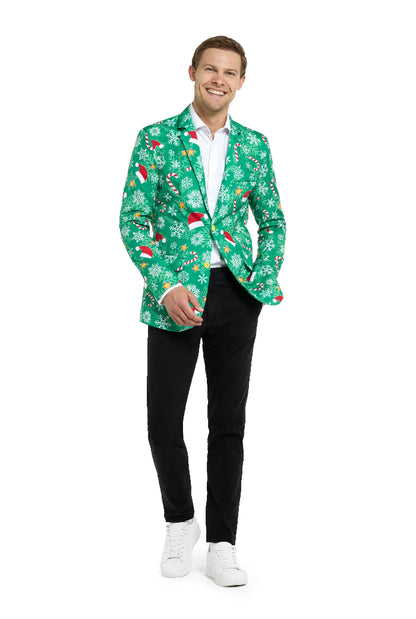 heren-blazer-xmas-time-groen-xl