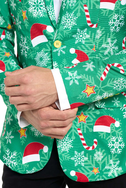 heren-blazer-xmas-time-groen-xl