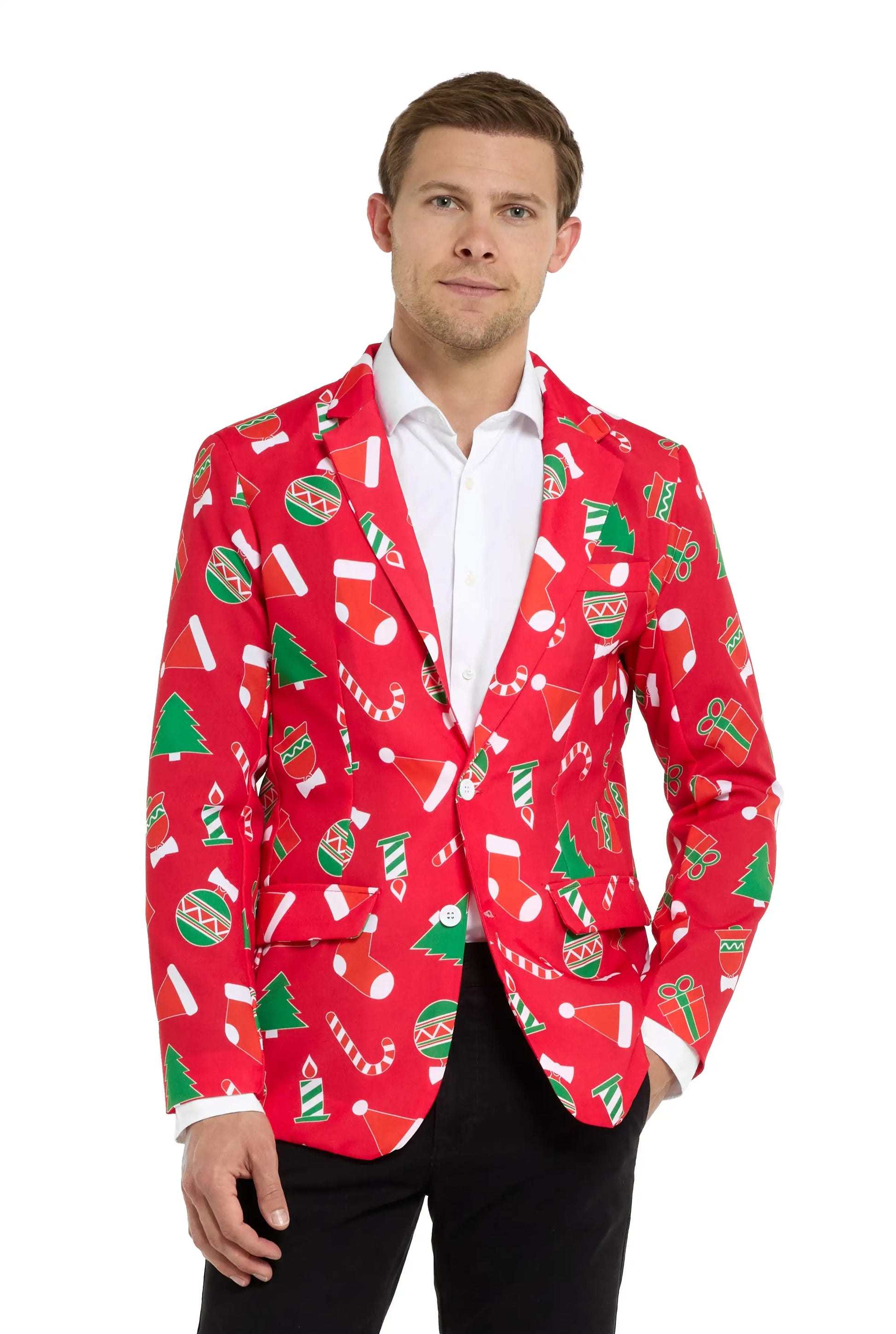 heren-blazer-xmas-icons-rood-m