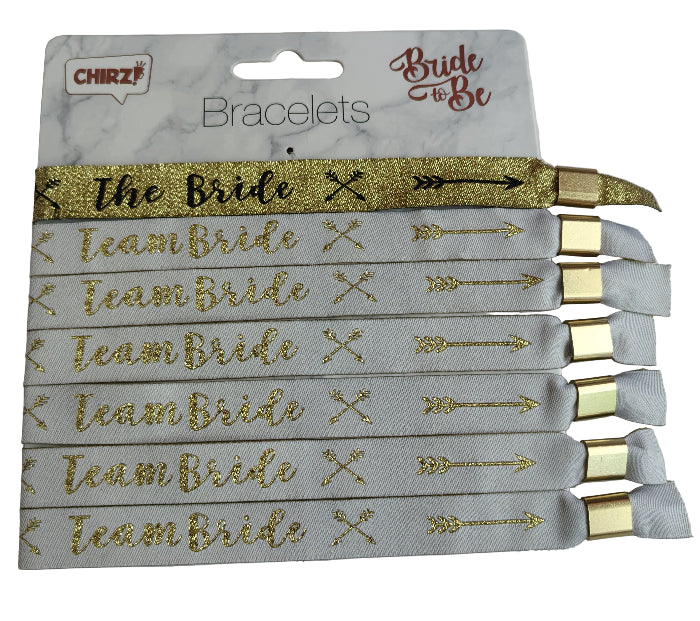 Bride to be/ team bride armbandjes