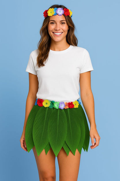 Rokje Hawaii bladeren