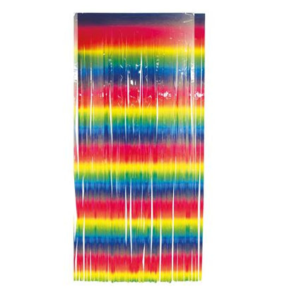 Deurgordijn-folie-regenboog-metallic-1,2m 8717928517641