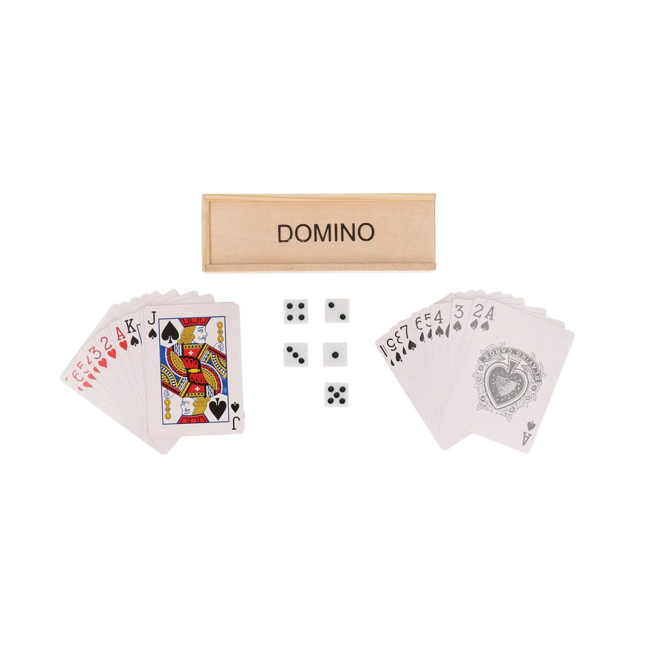 Spel - Bar games - speelkaarten - dobbelstenen - domino