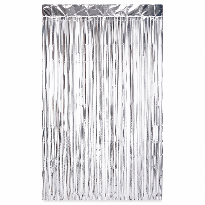 Deurgordijn folie zilver 80cm x 180cm
