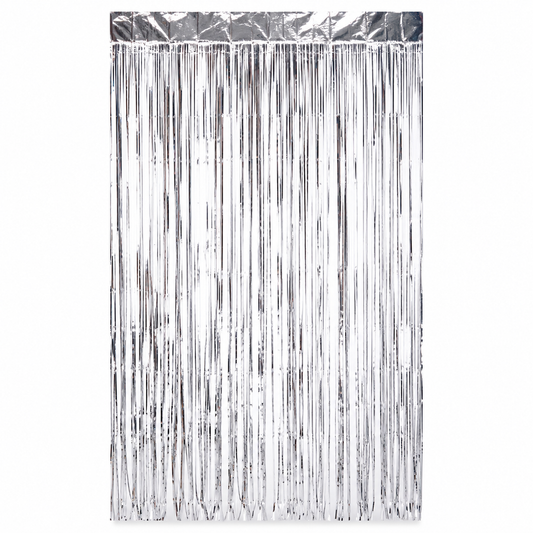 Deurgordijn folie zilver 80cm x 180cm