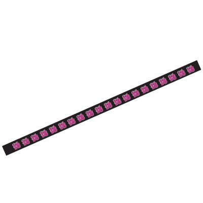 Afzetlint - Sweet 16 - zwart/roze- 10m