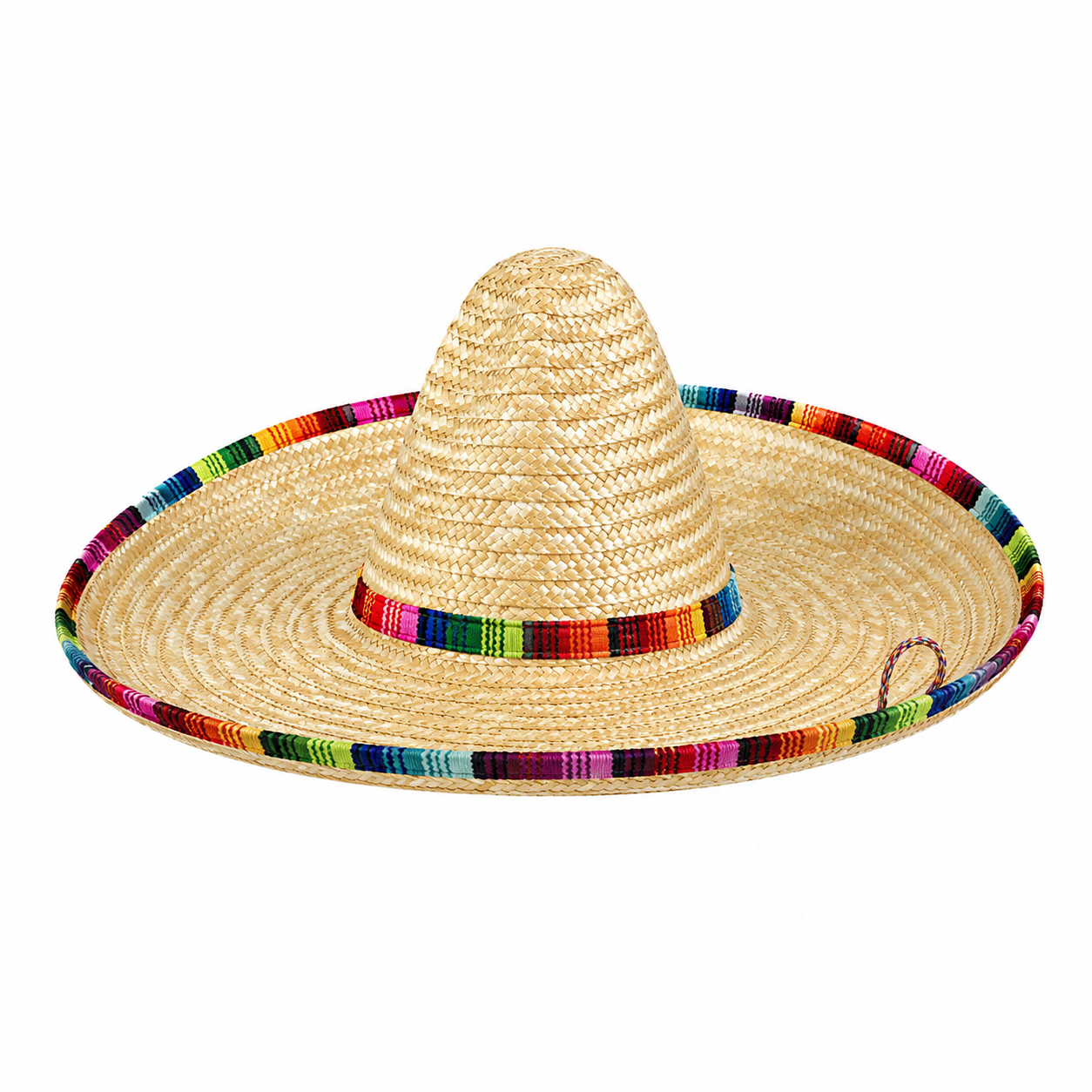 Hoed Mexicaanse sombrero meerkleurig