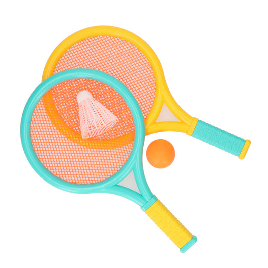 Badminton - small ball+shuttle - meerkleurig