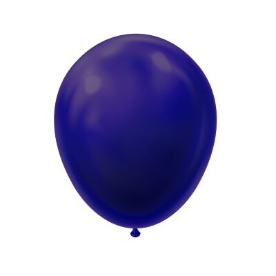 Ballonnen - metallic - blauw - 30 cm - 20 stuks