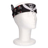 Bandana - piraten - zwart/wit