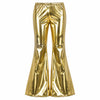 Broek flared goud dames maat L/XL