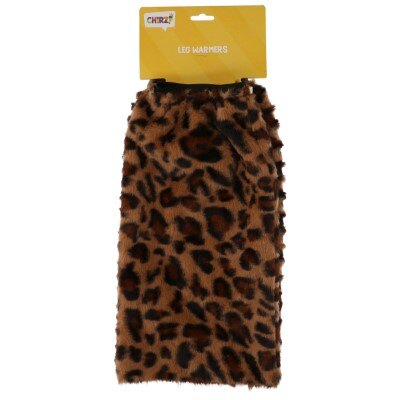 Beenwarmers - panter - fluffy - one size