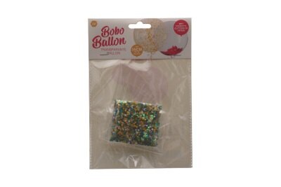 Bobo ballon - glitters - groen - max. 35cm