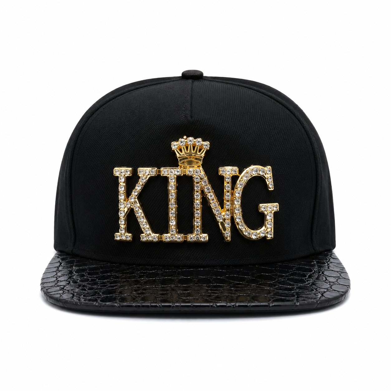 Cap King goud/zwart