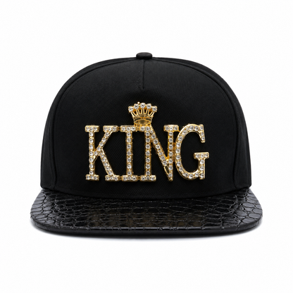 Cap King goud/zwart
