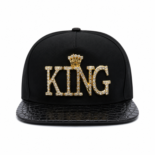 Cap King goud/zwart