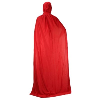 Cape - Halloween - capuchon - rood - volwassene