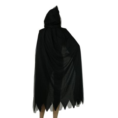 Cape - Halloween - capuchon - zwart