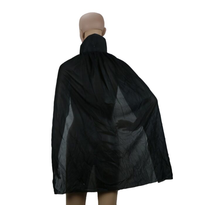 Cape - Halloween - zwart - kindermaat