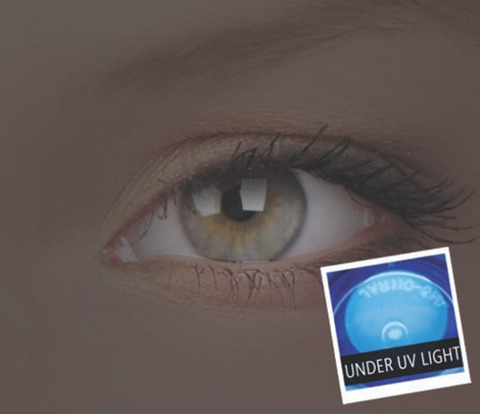 Contact lens 1 dag 0.00 Electric Blue