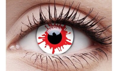 Contactlens - 1 dag - Wildblood - rood/wit