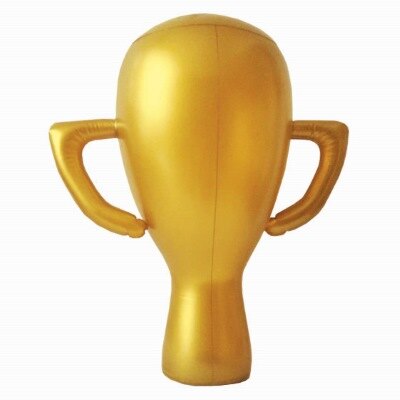 Cup - opblaasbaar - goud - 60cm
