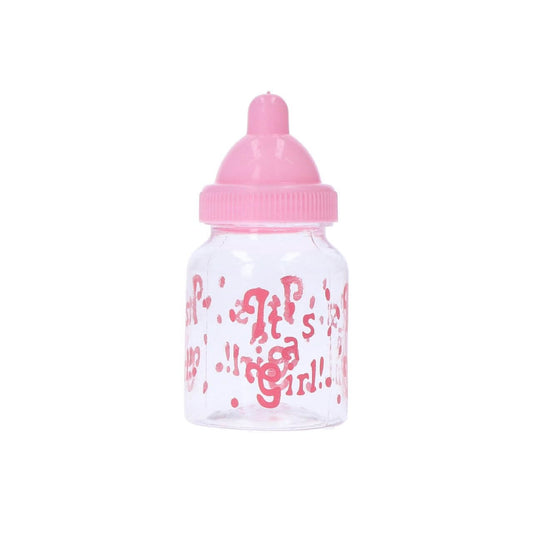 Decoratie - babyfles - roze