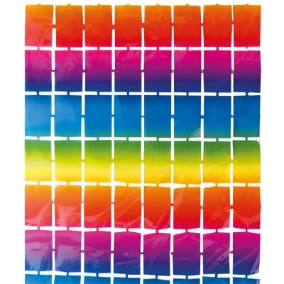 Deurgordijn - regenboog - 1 x 2m