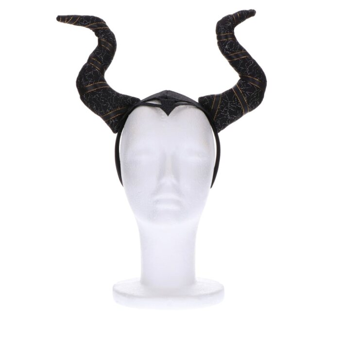 Diadeem - Halloween - horens - zwart