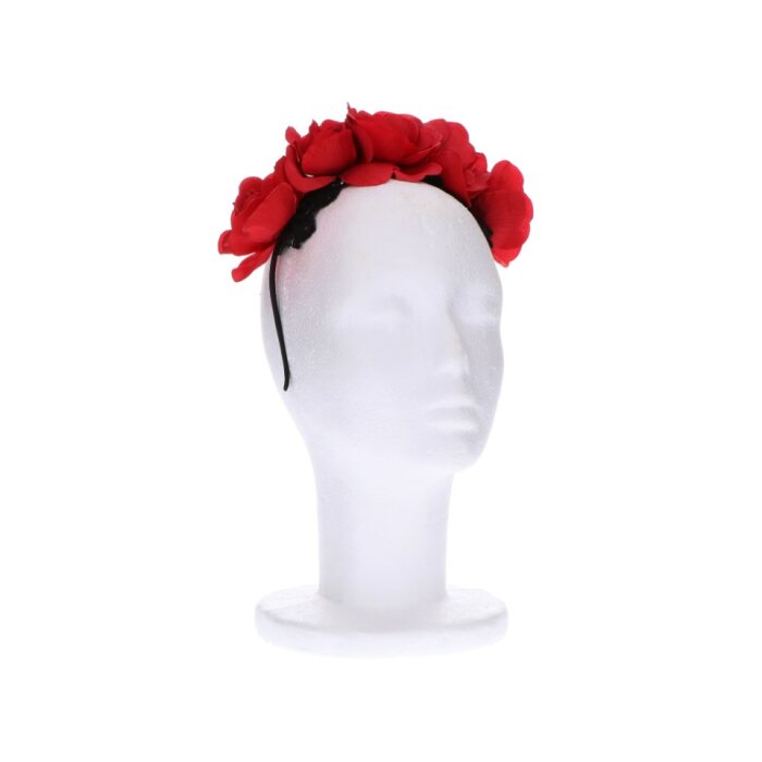 Diadeem - Halloween - rozen - rood