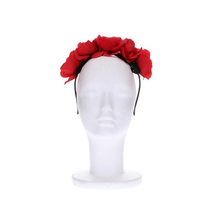 Diadeem - Halloween - rozen - rood