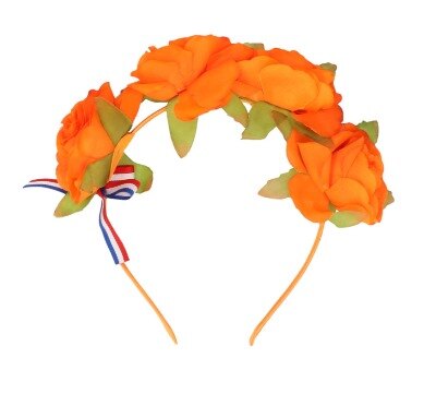 Diadeem - Holland - bloemen - oranje