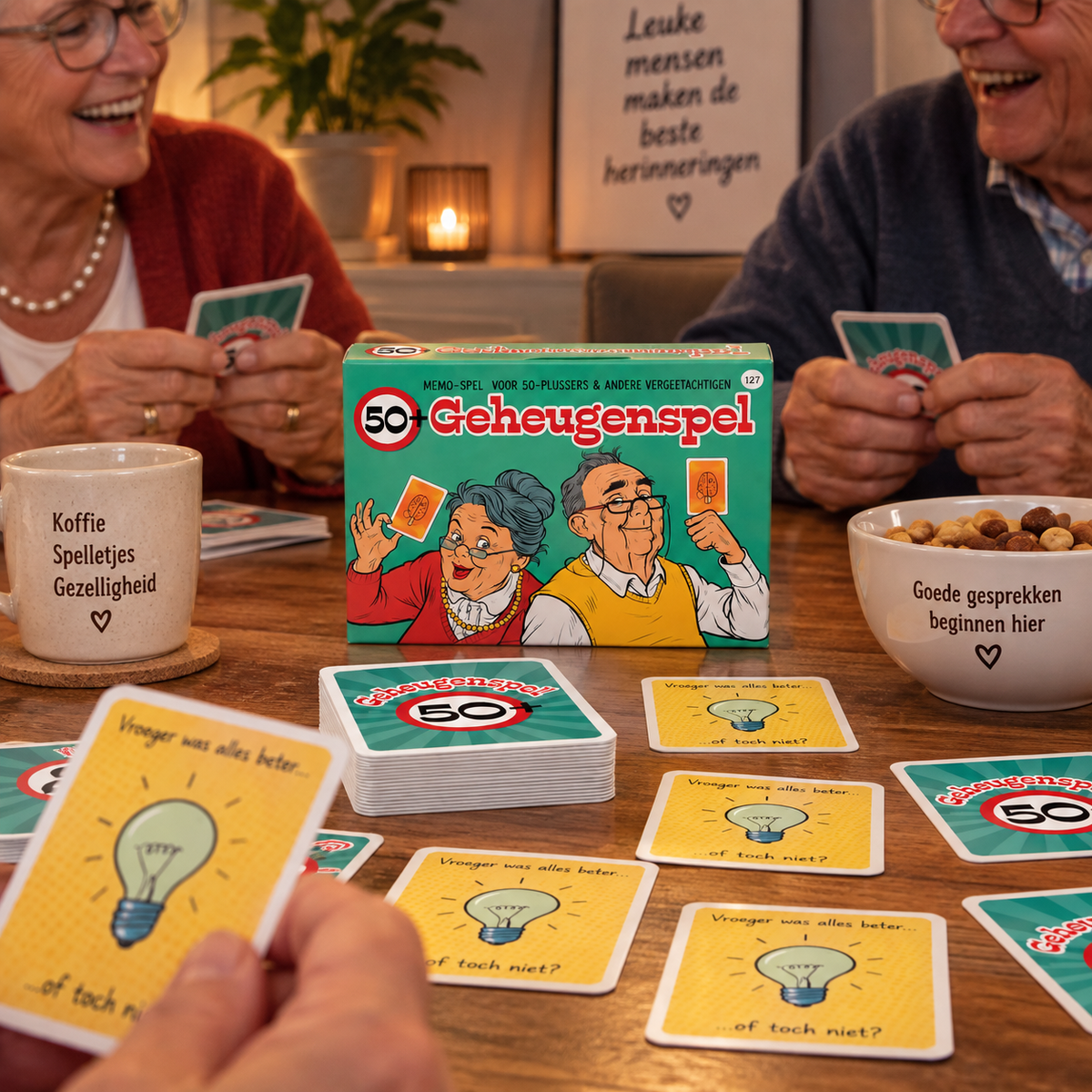 Spel 50+ geheugenspel