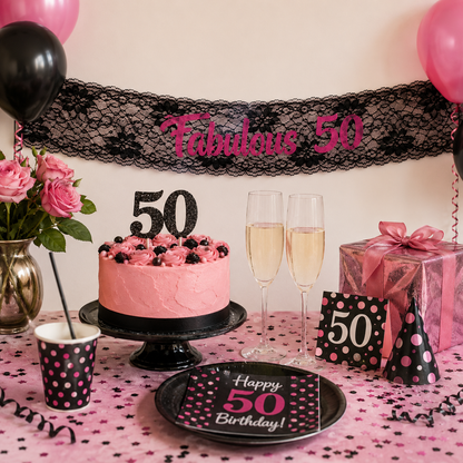 Slinger 50 & fabulous roze
